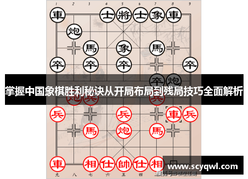 掌握中国象棋胜利秘诀从开局布局到残局技巧全面解析